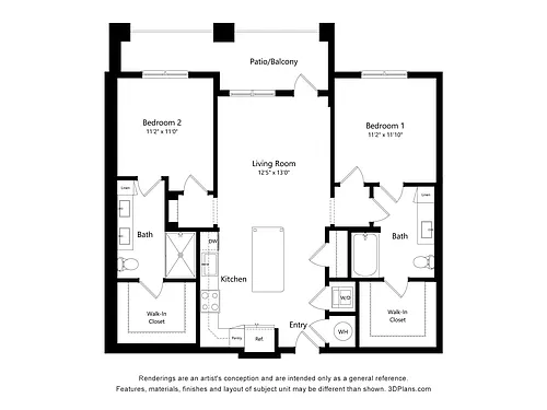 Floor plan B1m3