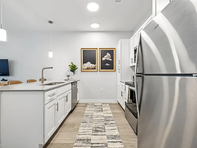 Bright & Modern Kitchen with Stainless Steel Appliances