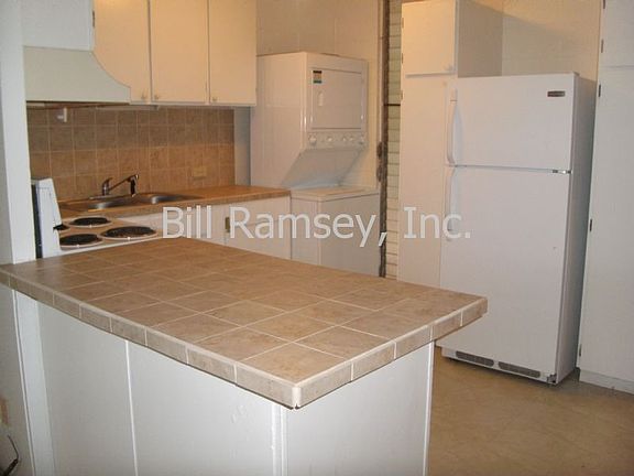 Kitchen with Washer and Dryer