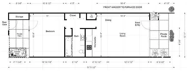 Floor plan KItchenette