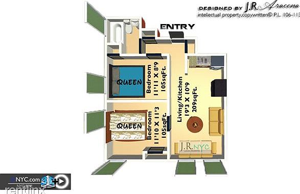 3-D floor-plan