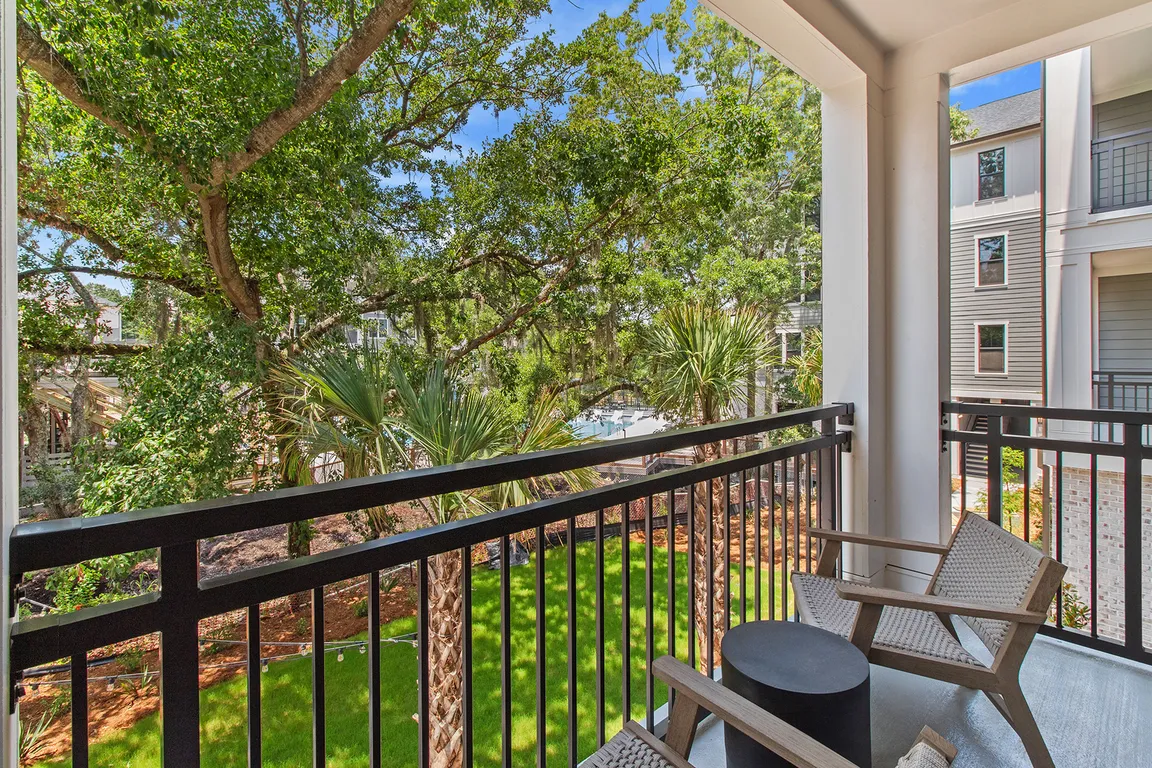 Private patios &amp; breezy balconies available