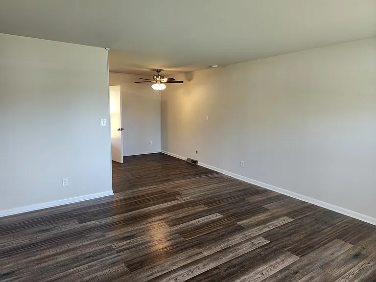 kitchen from living room area