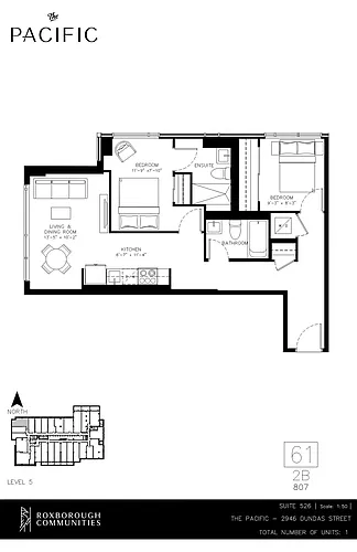 Floor plan 2 bedroom 2 bath 2 Bed 2 Bath 11