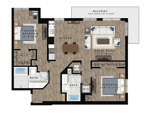 Floor plan B3B