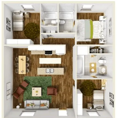 Floor plan 3 Bedroom