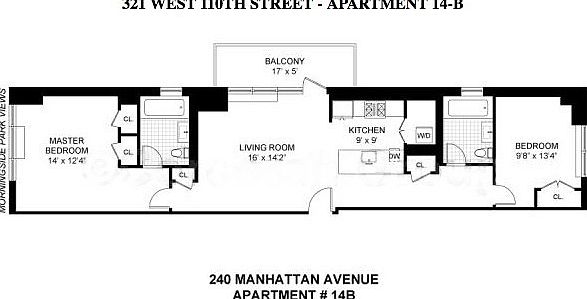2nd image of 321 W 110th St APT 14B