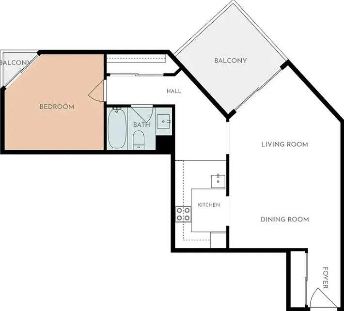 1 bed, 668 sqft, $5,000 — Photo 2