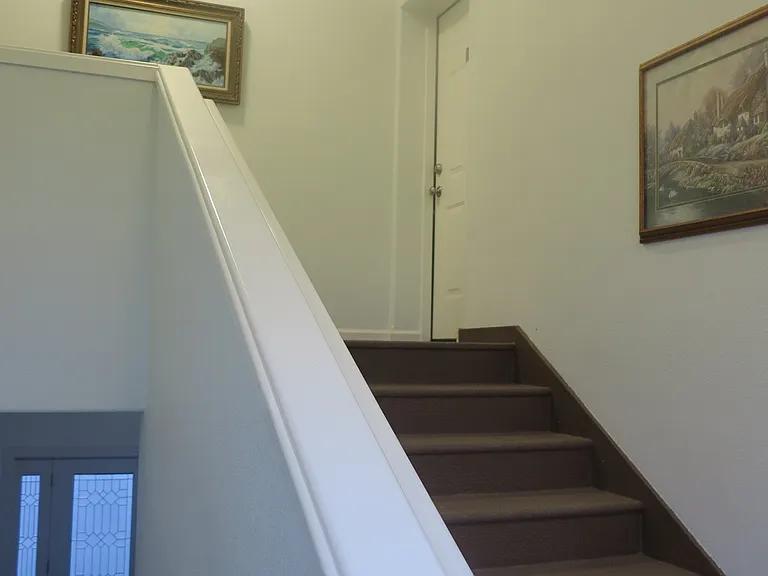 Stairs to the apartment.