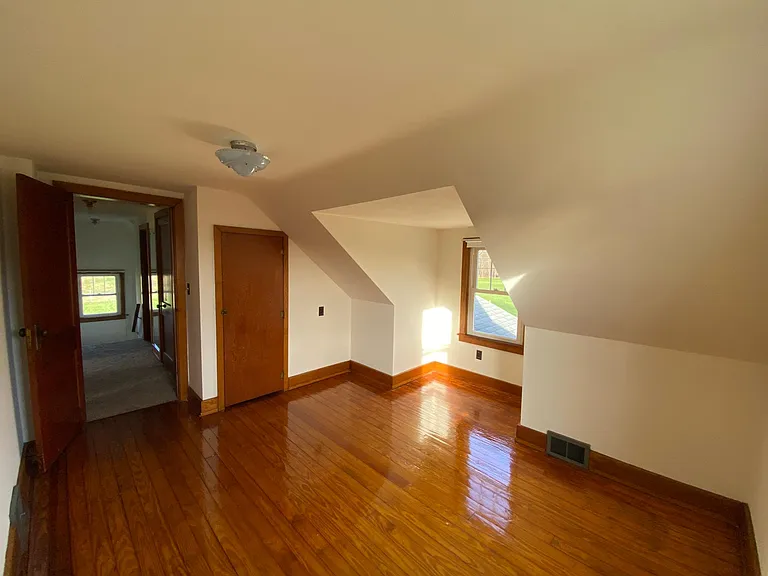 2nd Bedroom Restored Hardwood floors, includes large closet.