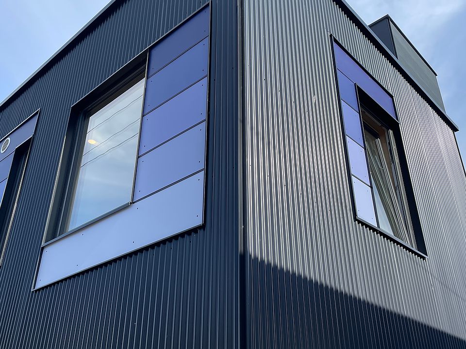 Triple pane windows keep the apartment cozy and quiet