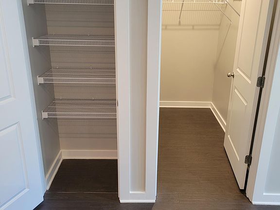 Pantry and closet space.