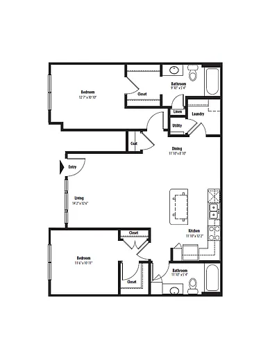 Floor plan B2