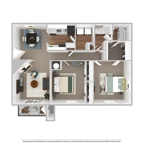 Floor plan 2x1U