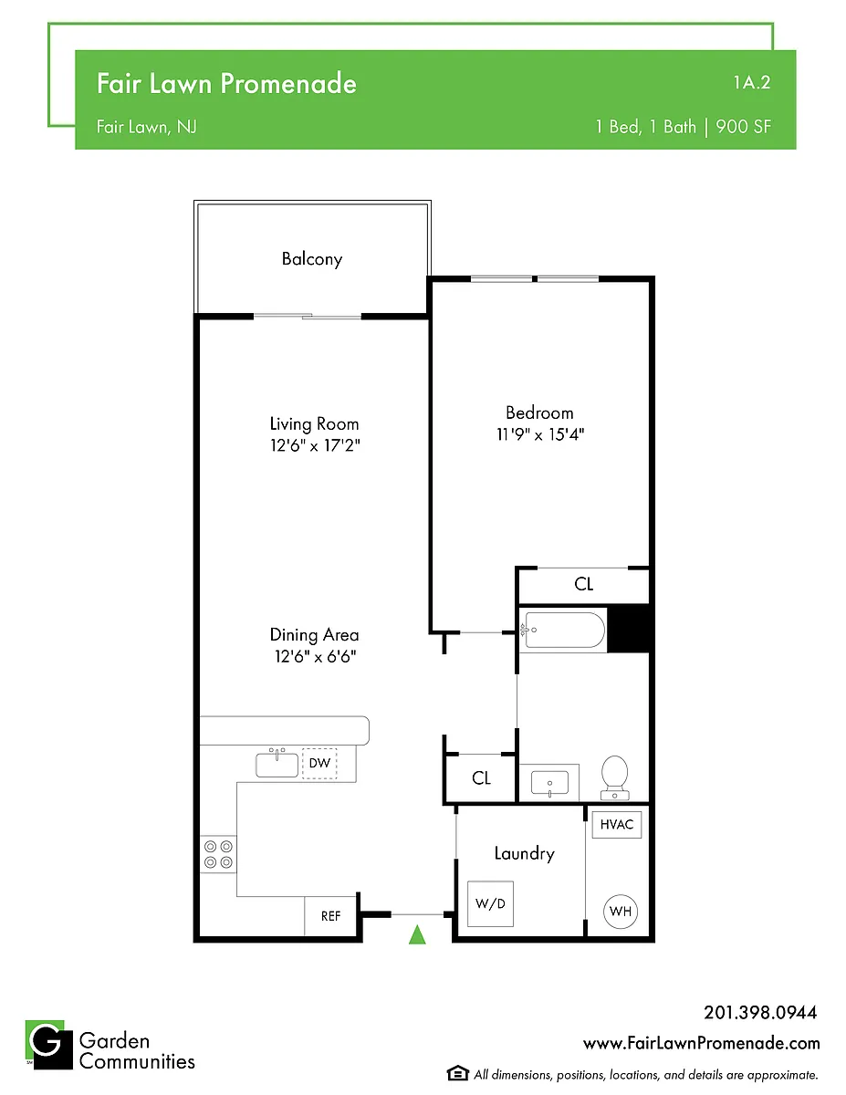 Floor plan $3.55/sq.ft. - 1A.2
