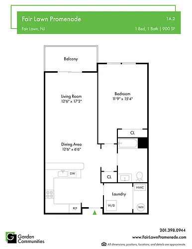 Floor plan $3.55/sq.ft. - 1A.2