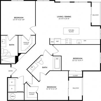 CéntricoByWindsor_FloorPlanC1_Unit535