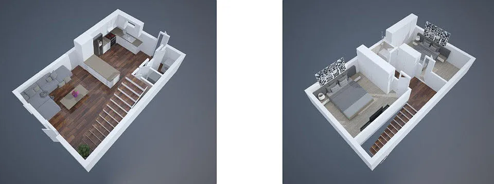 Floor plan 2X15