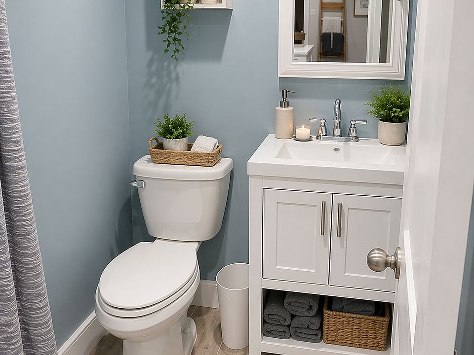 Fresh, updated bathroom with modern fixtures and a clean, spa-inspired aesthetic.