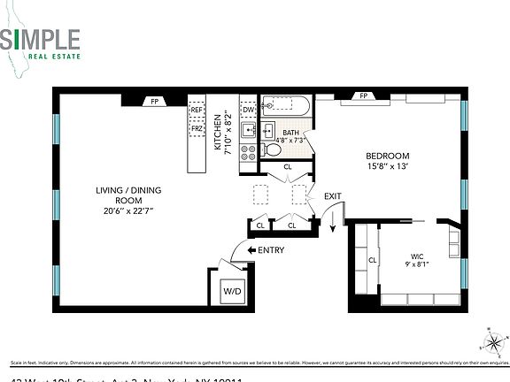 2nd image of 43 W 10th St #3