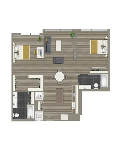 Floor plan 2-E