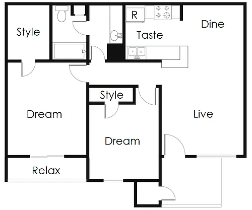 Floor plan B1