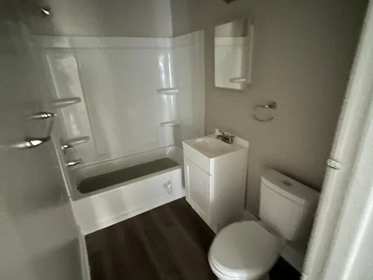 Hallway bathroom