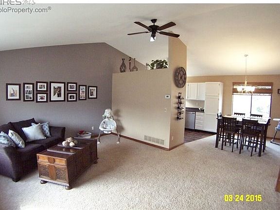 Open living, dining & kitchen