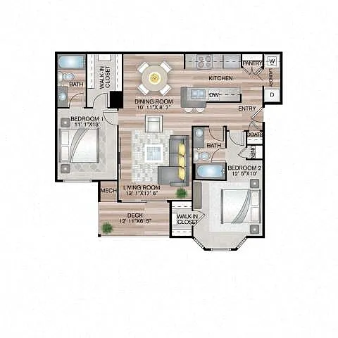 Floor plan The Ballard