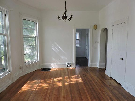 Dining room facing the breakfast nook. Features a closet, hall to bathroom and office/bdr.