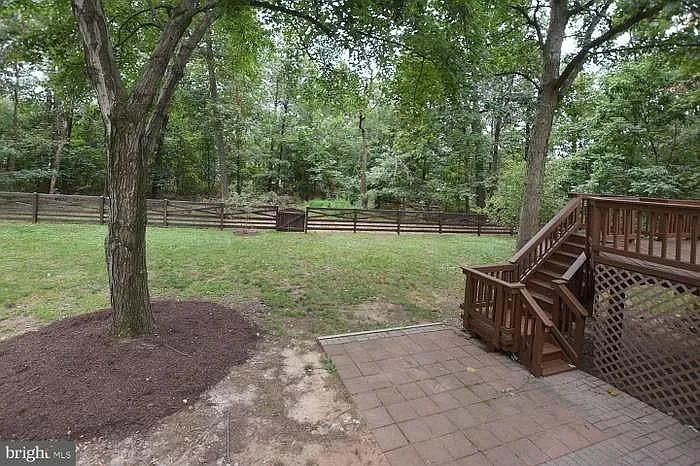 Backyard paved patio area for added outdoor enjoyment!___