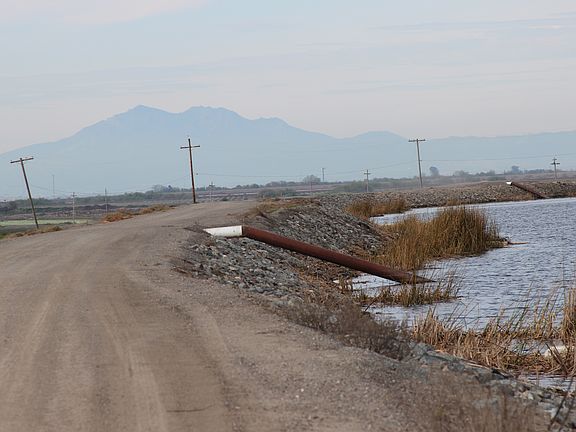 looking West from property