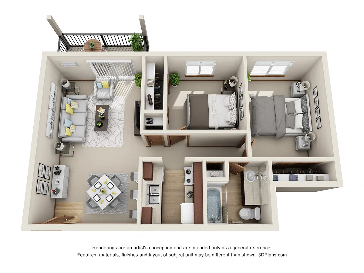 Floor plan Buchanan