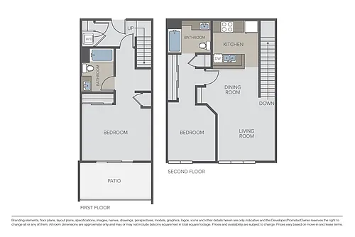 Floor plan Plan 2B Townhome