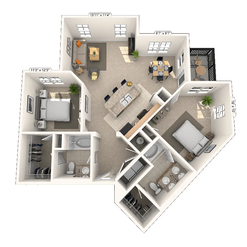 Floor plan 22B
