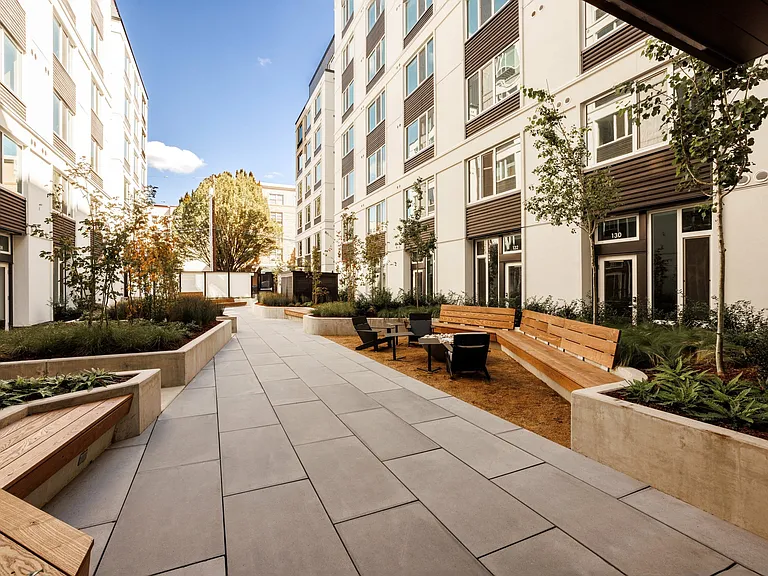 Outdoor courtyard