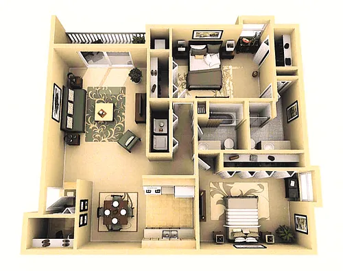 Floor plan 2B2