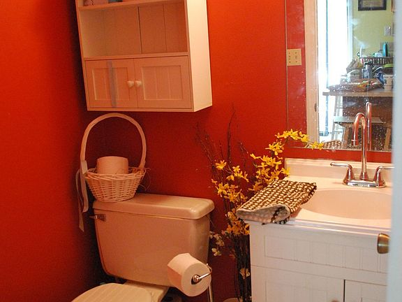 Downstairs half bath.