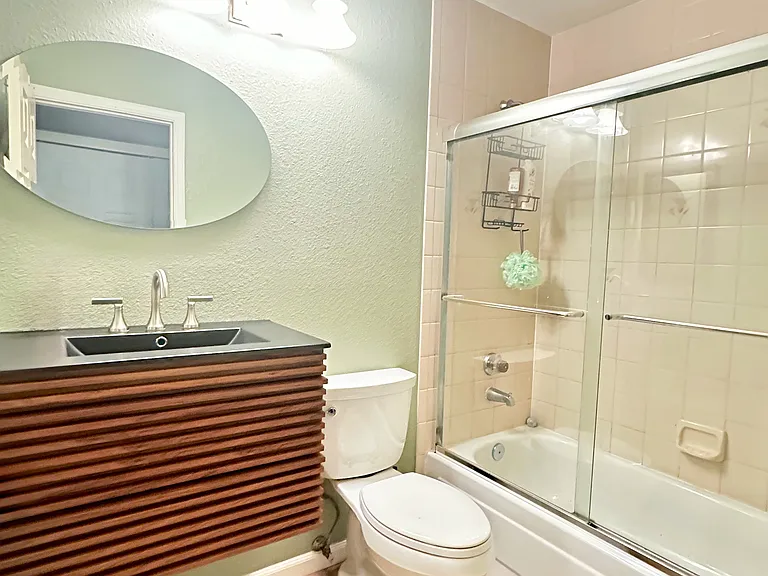 Renovated bathroom