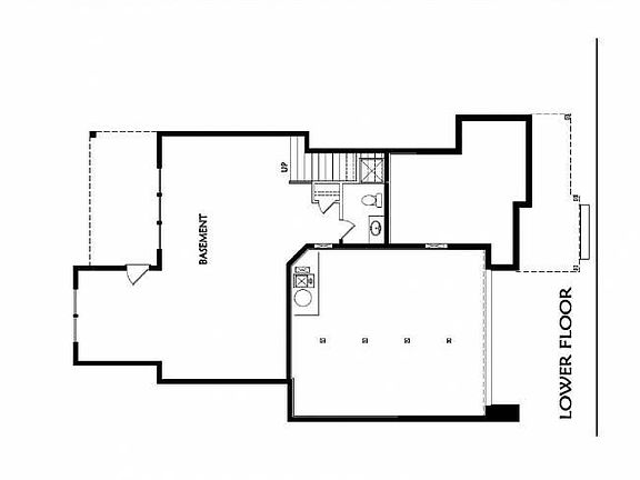 Lower floor plan