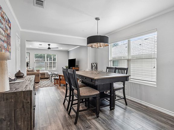 Spacious dining area with lots of natural light!