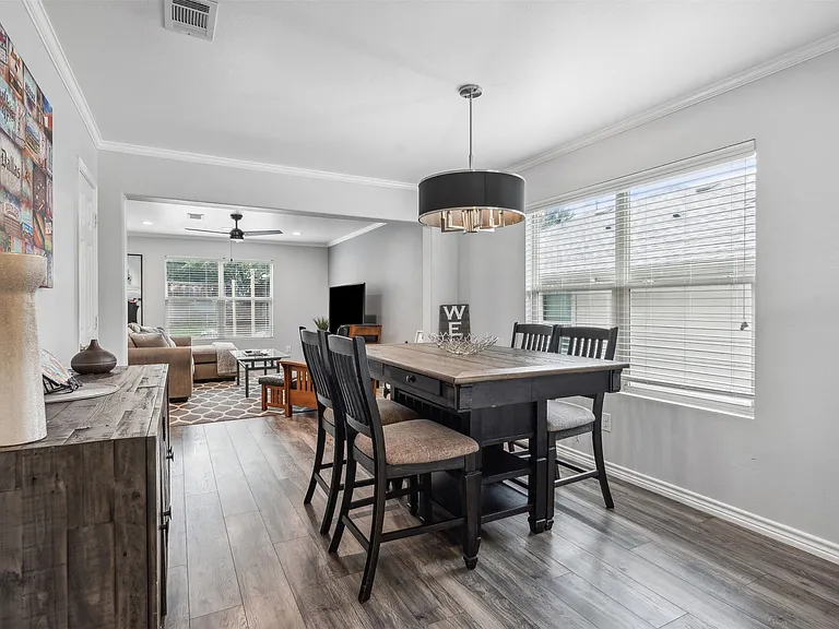 Spacious dining area with lots of natural light!