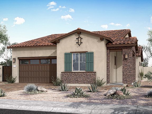 Ironwood Plan Ranch Hacienda Exterior Style D