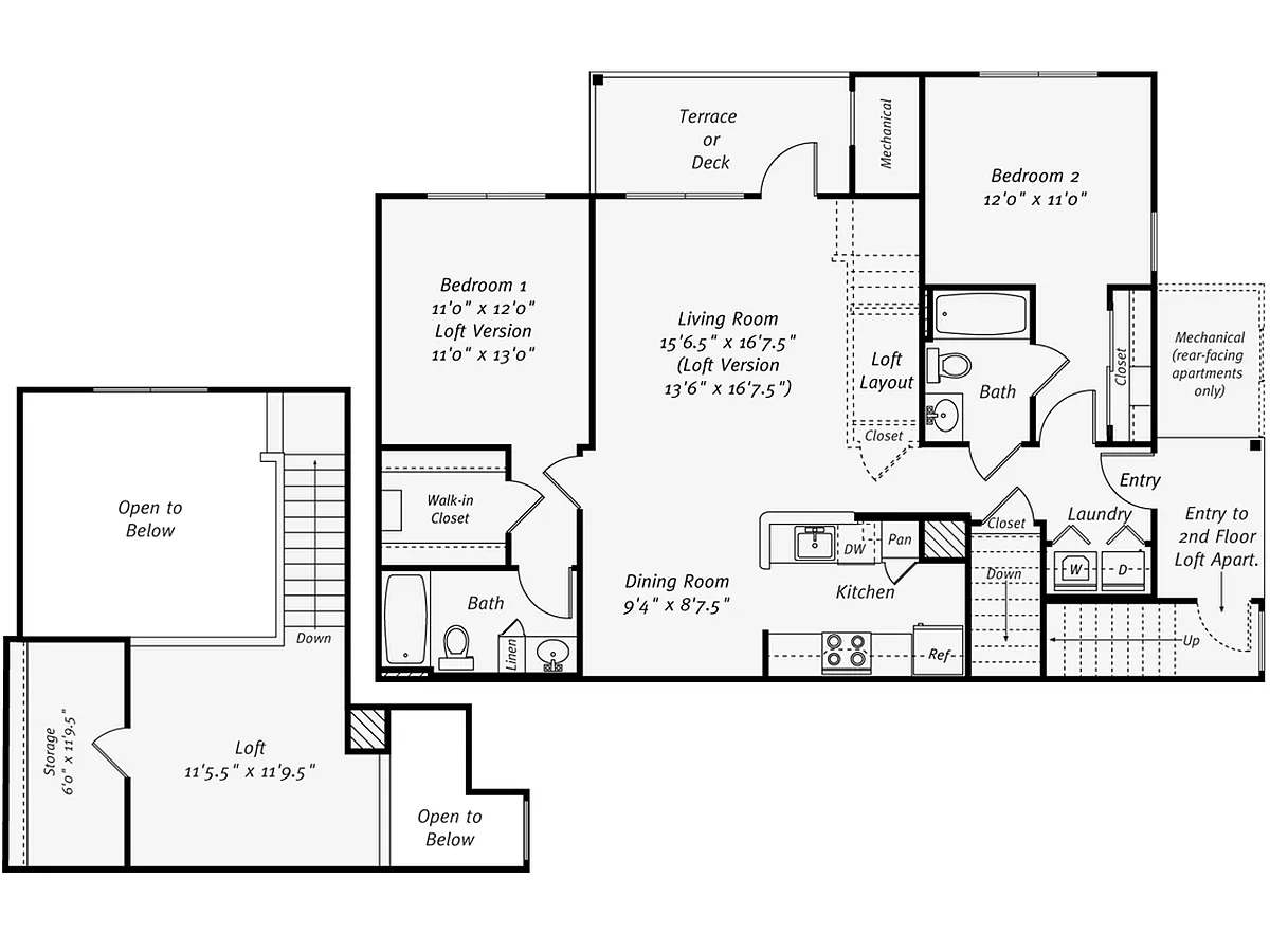 Floor plan BD2L