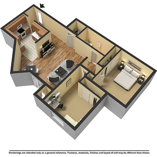 Floor plan Standard Patio