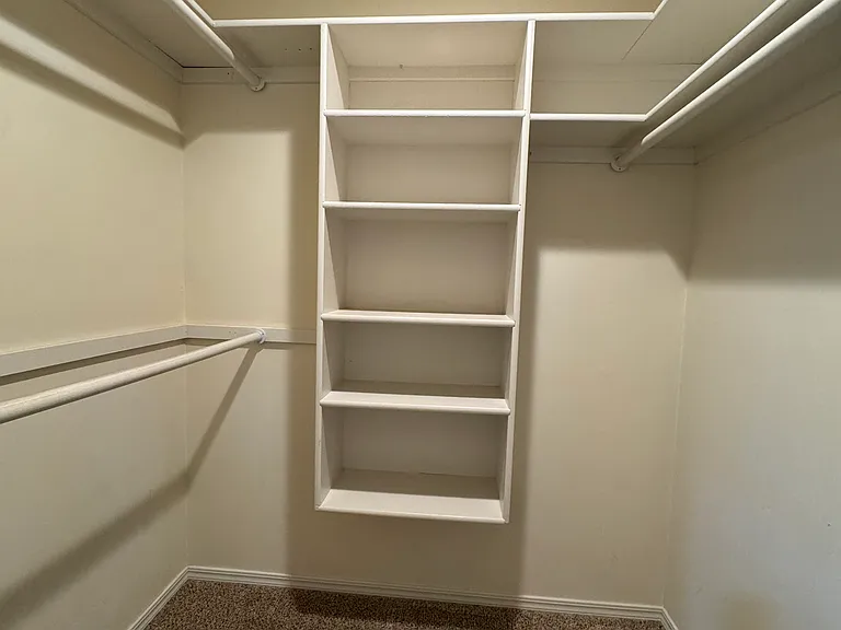 Primary walk in closet