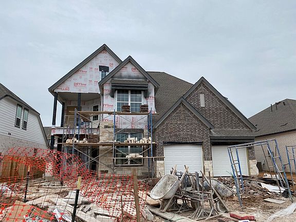 Construction progress - 1907 Fossil Ridge Drive