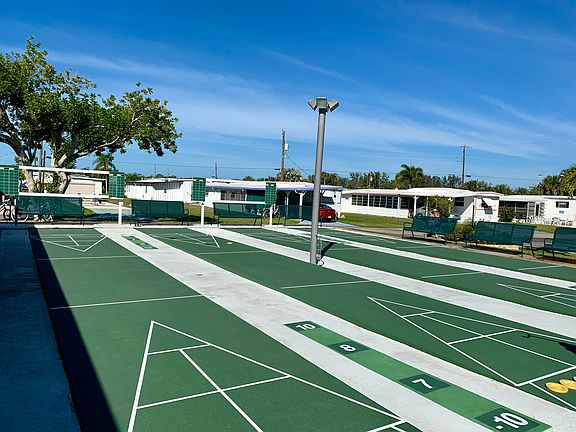 Shuffleboard courts