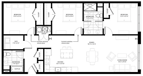 Floor plan 105