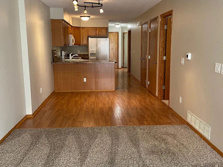 Generous dining area for small or medium table or pull up a few barstool to the breakfast bar.